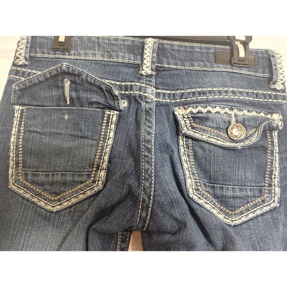 Womens Daytrip Aquarius Flare Jeans size 28R - Picture 3 of 6